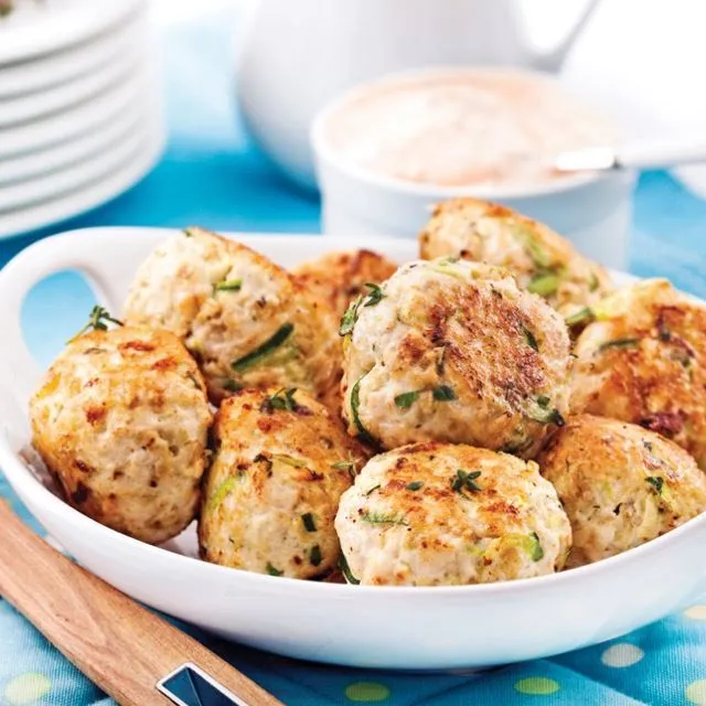 Boulettes de poulet aux légumes