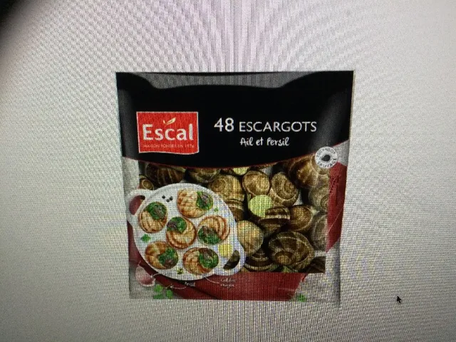 Escargots recette Bourguignonne ESCAL Promo 34% soit 8,91€