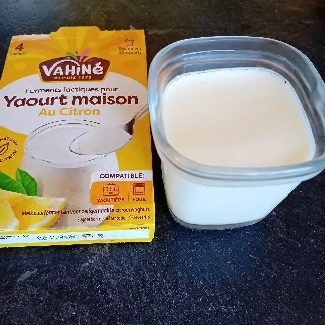 yaourts maison au citron