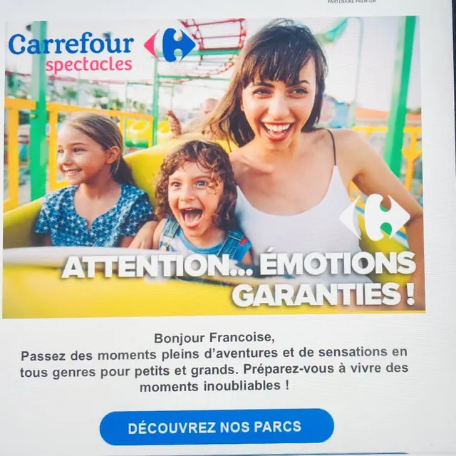 Émotions garanties pour toute la Famille avec Carrefour spectacles