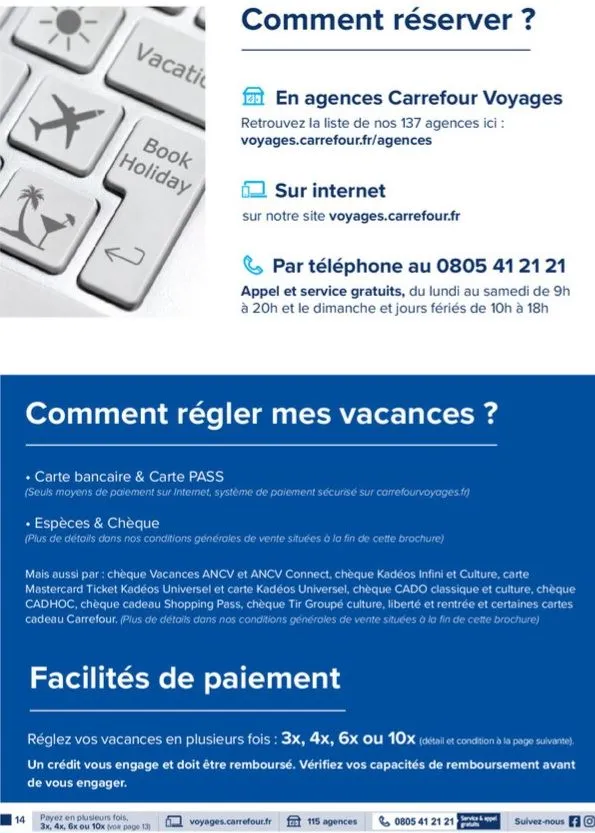 🛖Des facilités de paiement sur Carrefour 🏜Voyages - 3