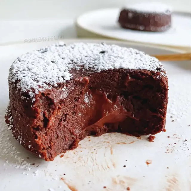 Mi cuit au chocolat sans beurre