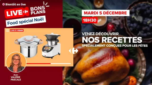 Live Bons Plans Spécial Noël FOOD le 5/11/2023
