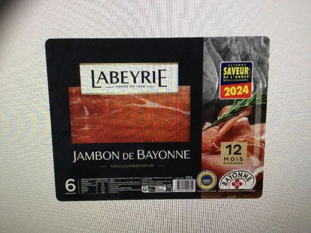 Jambon de Bayonne LABEYRIE PROMO : 34%