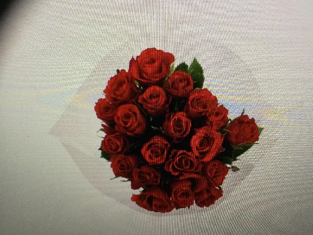 Fleurs bouquet de 20 roses 🥀 🌹  promo catalogue 4,99€