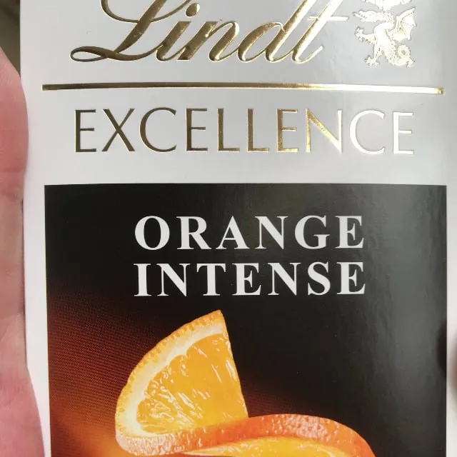 Tablette de chocolat noir orange intense EXCELLENCE LINDT