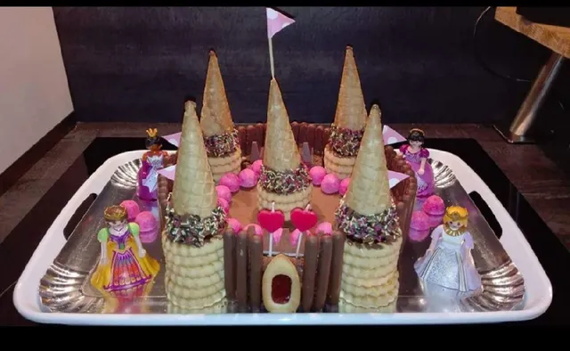 Gâteau d'anniversaire Château de Princesse