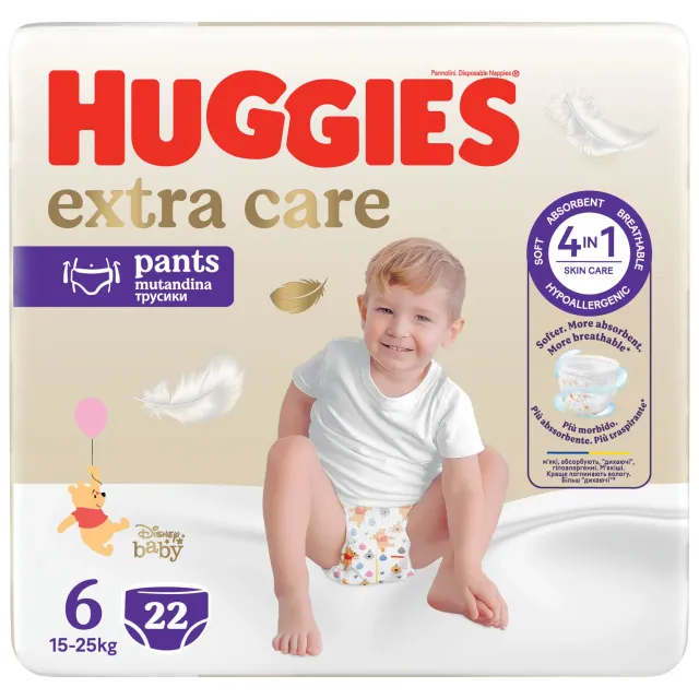 Couches culottes Extra Care - HUGGIES