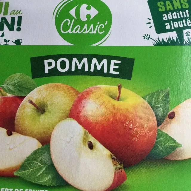 Compote de pommes 🍏 🍎 CARREFOUR CLASSIC