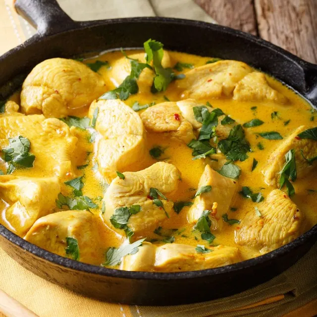 Poulet coco curry!