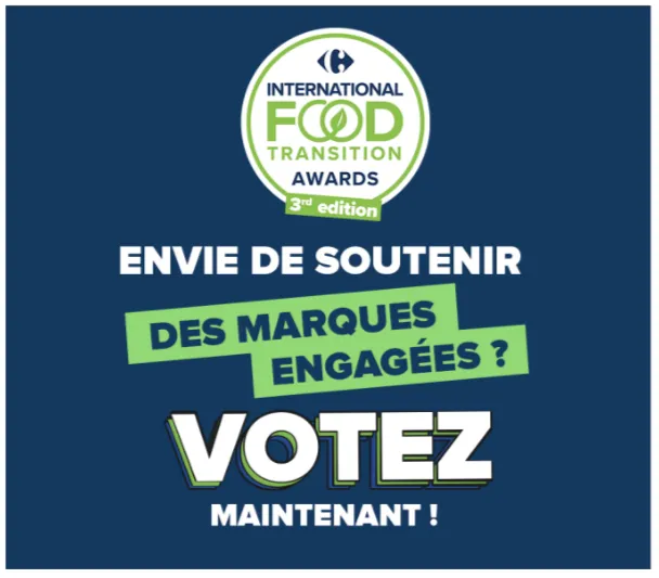 📣Appel aux votes : International Food Transition Awards