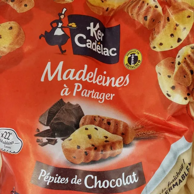 Madeleines pépites chocolat KER CADELAC