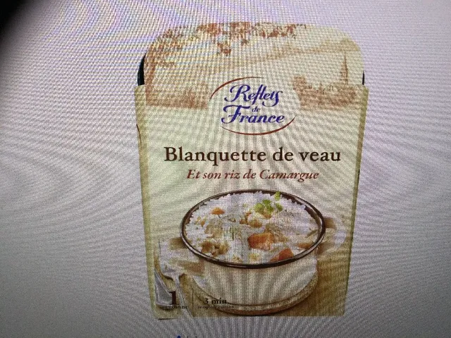 Plat cuisiné Blanquette de Veau riz REFLETS DE FRANCE 3,85€ le 2ème à -30%