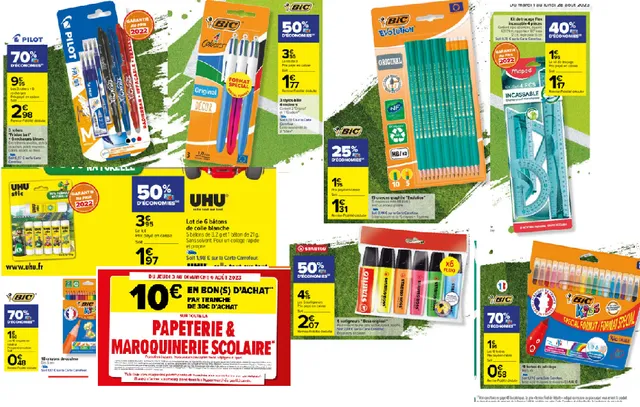 Fournitures Scolaire à 2€53  ( si besoin )