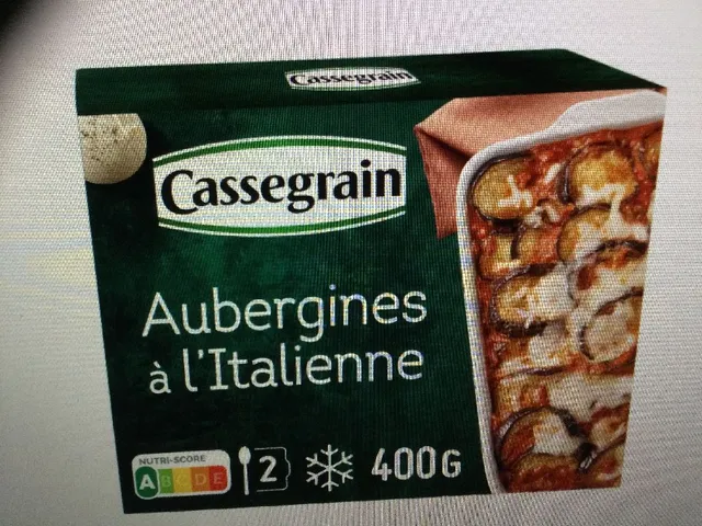 Aubergines à l’italienne CASSEGRAIN promo 34% soit 2,97€
