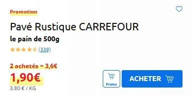 Pavé Rustique Carrefour ❤️