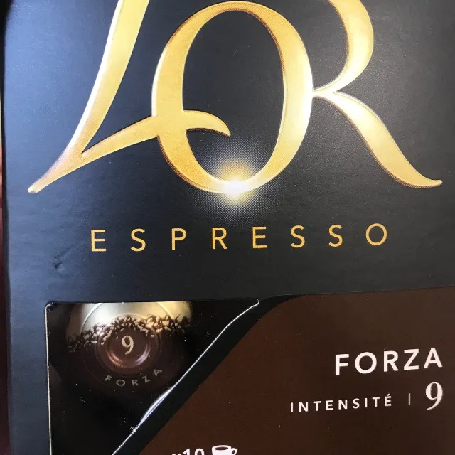 Café capsules forza intensité 9 compatibles Nespresso L'OR