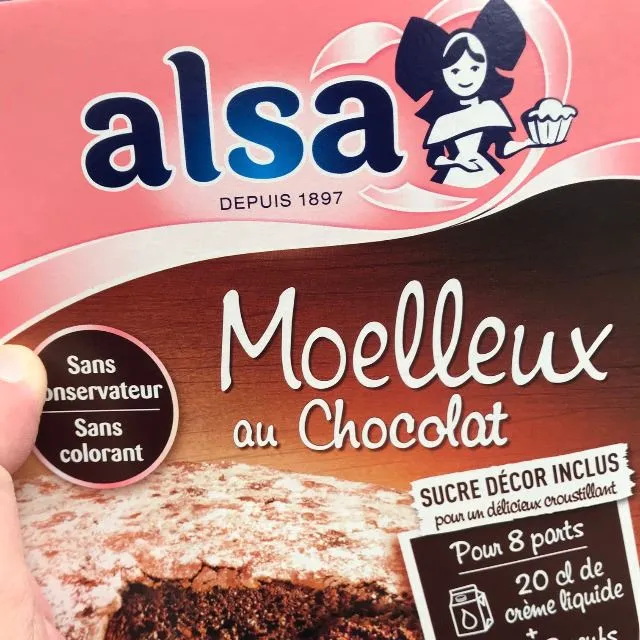 Préparation gâteau Moelleux au chocolat ALSA