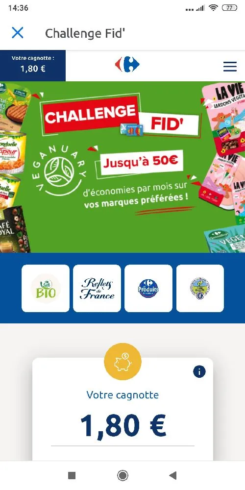 Challenge fid Carrefour