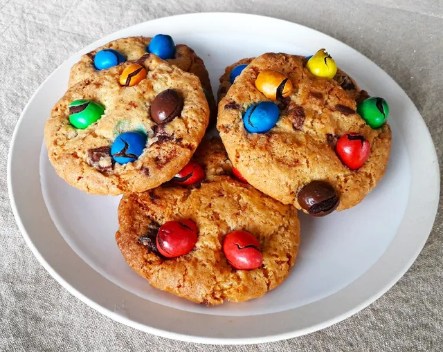 Cookies m&m's et pépites de chocolat - 2