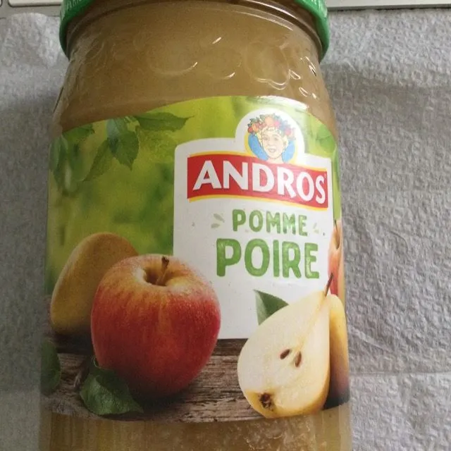 Compote pomme 🍎 poire 🍐 ANDROS