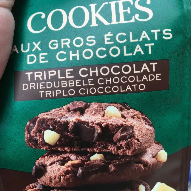 Cookies Triple Chocolat DELACRE COOKIES