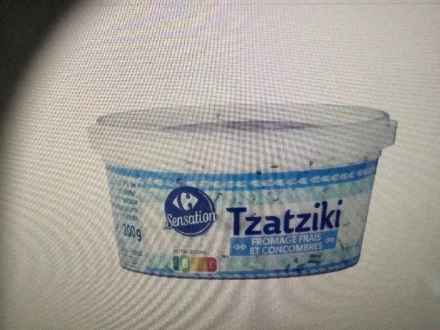 Tzatziki fromage concombres CARREFOUR SENSATION
