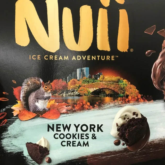 Glace bâtonnet New York cookies et cream NUII
