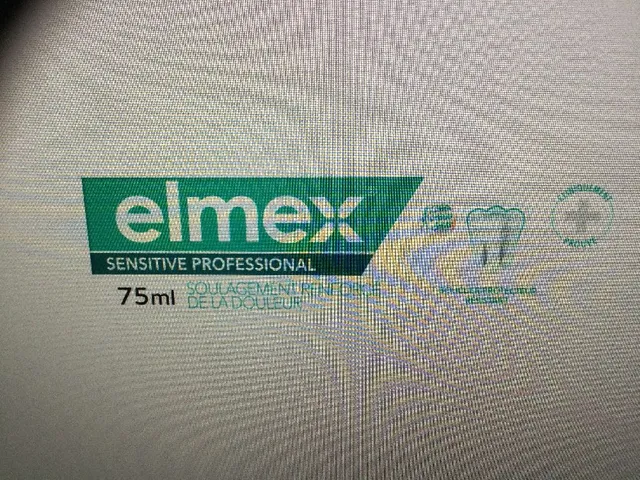 Dentifrice sensitive Professionnal ELMEX 4,75€ le 2ème à -50%