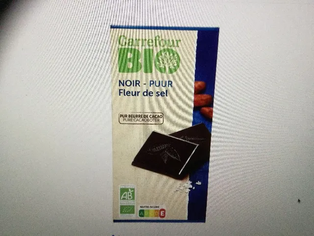 Tablette de chocolat noir bio CARREFOUR BIO 1,39€ le 2ème à -30%