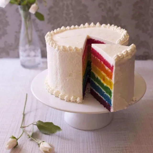 RAINBOW CAKE (LAYER CAKE ARC-EN-CIEL)