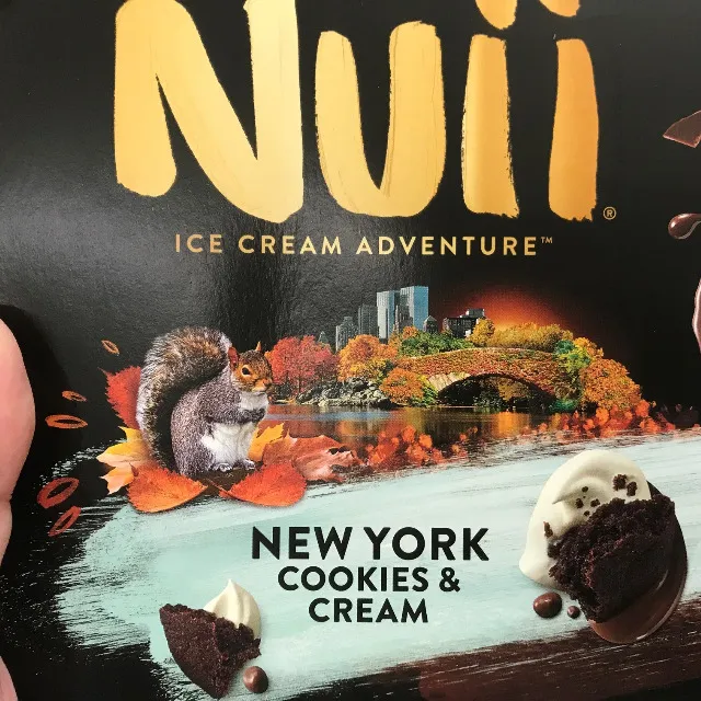 Glace bâtonnet New York cookies et cream NUII