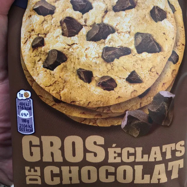 Cookies aux gros éclats de chocolat Granola LU