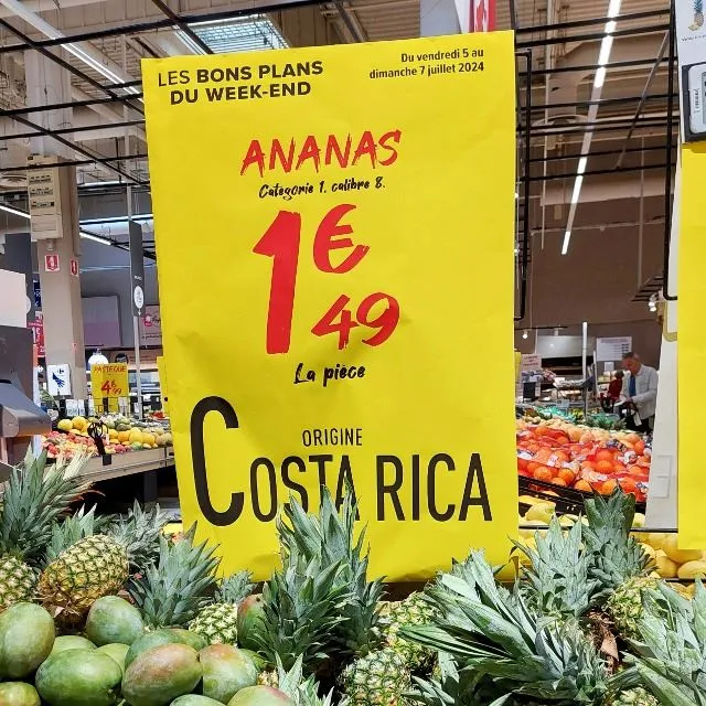 Bons plans du week-end : ananas à 1€49