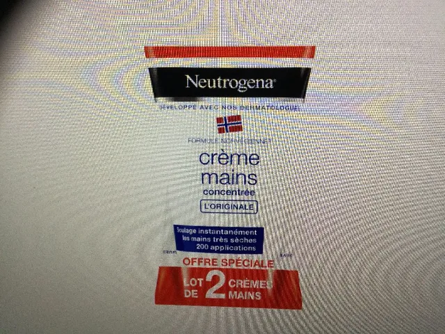 Crème hydratante concentrée NEUTROGENA promo 20% soit 6€