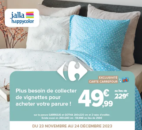 Parures de lit Jalla Happycolor à seulement 49,99€