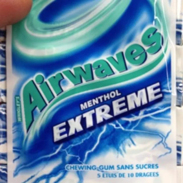 Chewing-gum sans sucres Menthol Extreme AIRWAVES