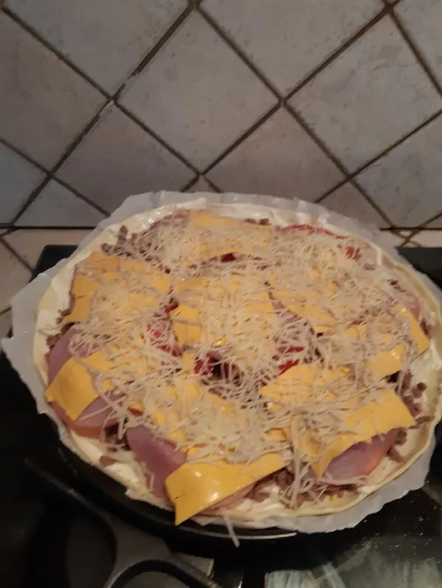Pizza peper bacon