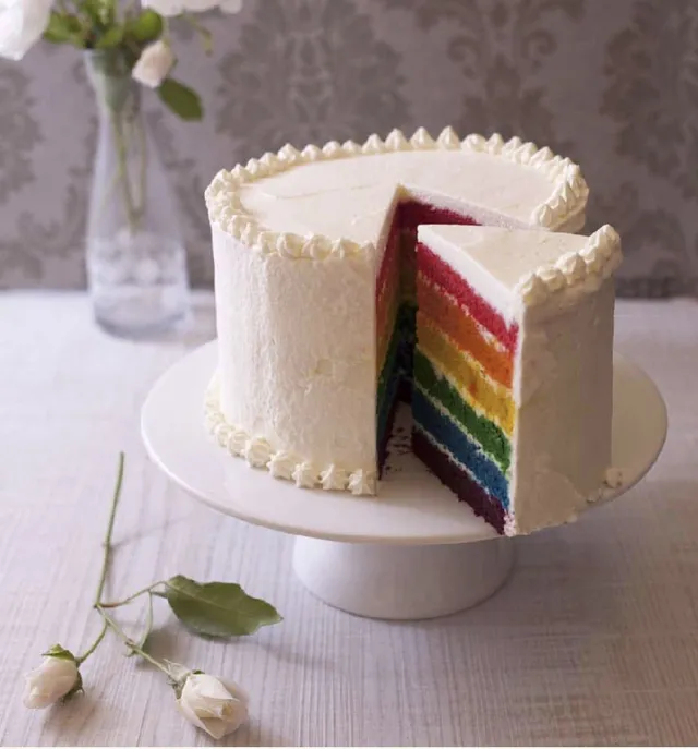 RAINBOW CAKE (LAYER CAKE ARC-EN-CIEL)
