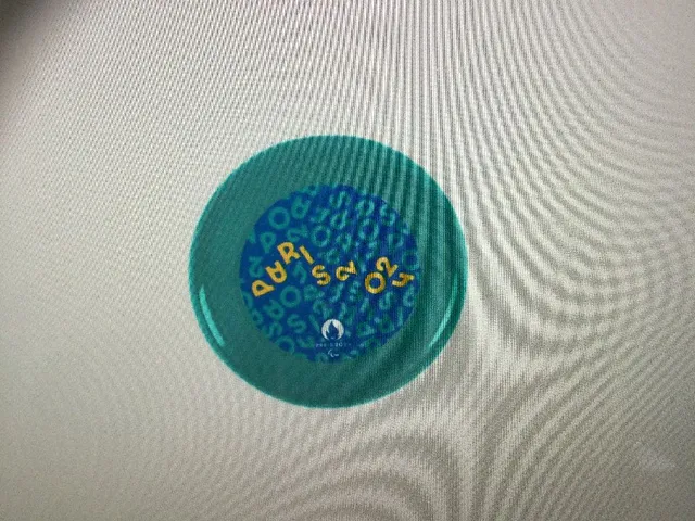 Frisbee bleu PARIS 2024