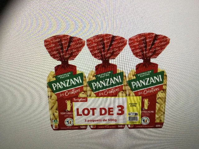 Pâtes tortiglioni PANZANI Promo 30%