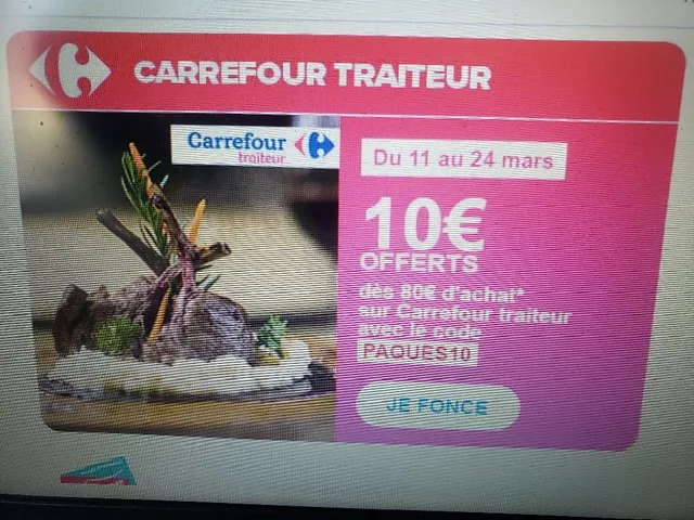 Carrefour  traiteur  moins 10 eur ❤💯👍 - 2