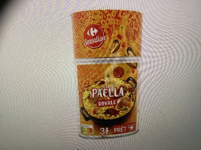 Plat cuisiné Paella Royale CARREFOUR SENSATION 3,85€ le 2ème à -30%