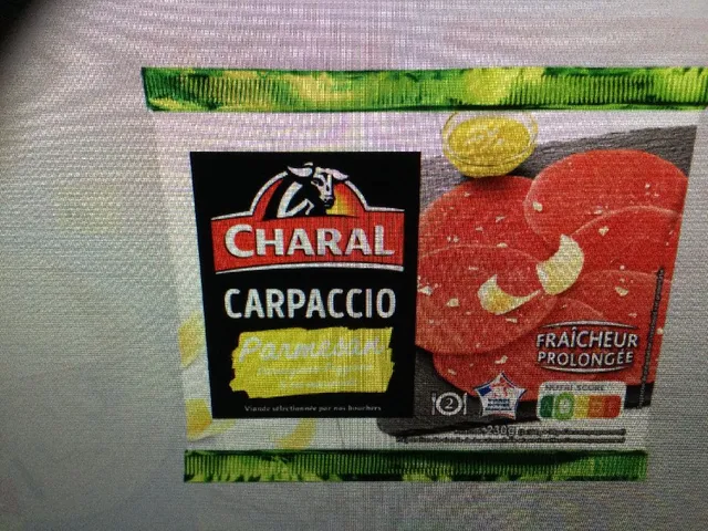 Carpaccio au parmesan CHARAL 5,99€ prenez-en 3 = Payez en 2