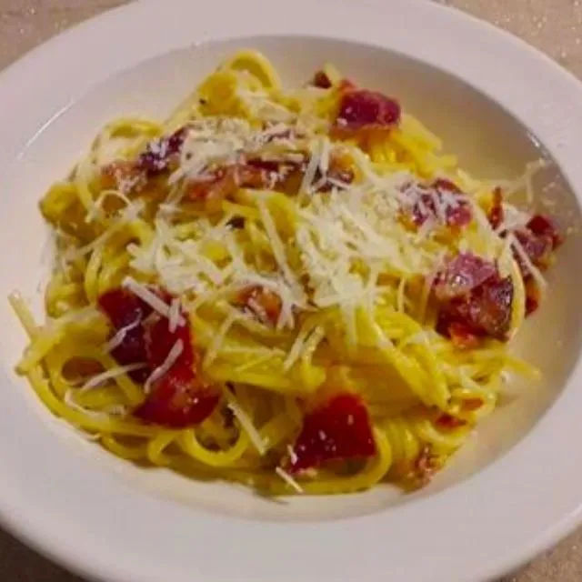 Spaghetti à la pancetta