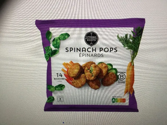 Spinach Pops aux épinards STRONG ROOTS Promo 30% 3,14€