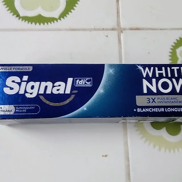 Dentifrice Blancheur Longue Durée White Now SIGNAL les 3 tubes de 75mL