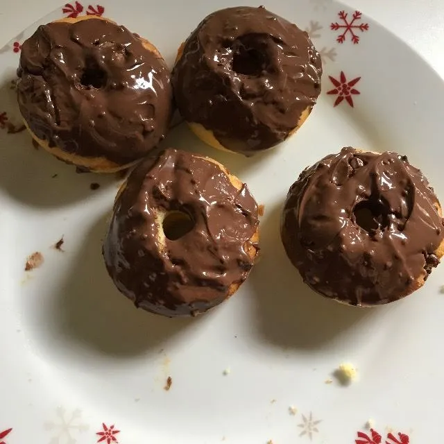 Gâteaux forme donuts au four