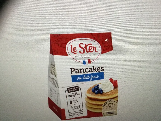 8 Pancakes de 35 g lait frais LE STER 1,95€ le 2ème à -50%