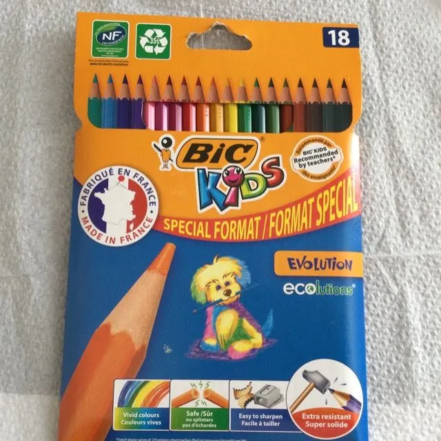 Crayons de couleur Kids Évolution BIC